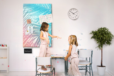 Lousa de cortiça Folhas de palmeira