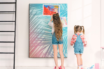 Lousa de cortiça Folhas de palmeira