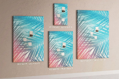 Lousa de cortiça Folhas de palmeira