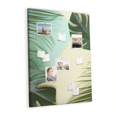 Painel de cortiça para parede Monstera tropical