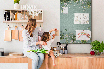 Quadro de cortiça Flores de Gypsophila