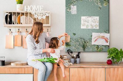 Quadro de cortiça Flores de Gypsophila