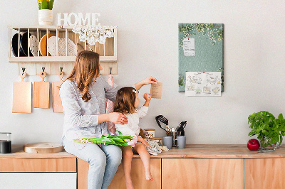 Quadro de cortiça Flores de Gypsophila