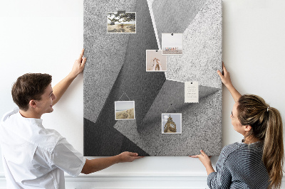 Painel de cortiça para parede Abstração geométrica