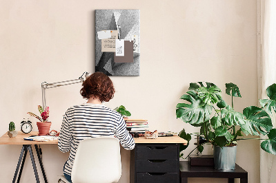 Painel de cortiça para parede Abstração geométrica