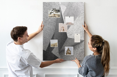 Painel de cortiça para parede Abstração geométrica