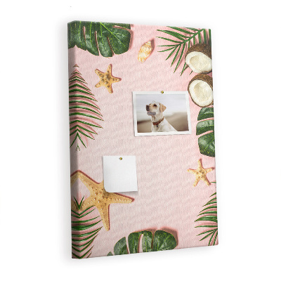 Lousa de cortiça Moldura de verão