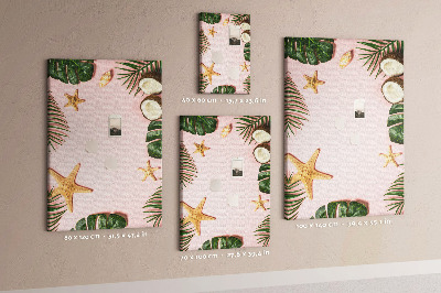 Lousa de cortiça Moldura de verão