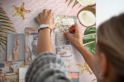 Lousa de cortiça Moldura de verão