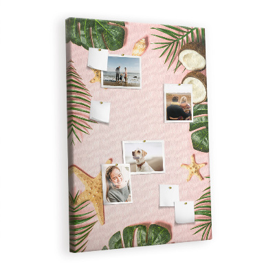 Lousa de cortiça Moldura de verão