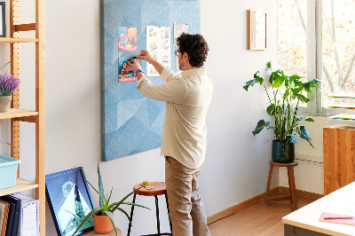 Quadro de cortiça Padrão geométrico