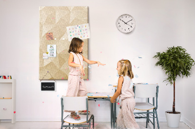 Quadro de cortiça Padrão linear