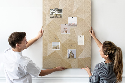 Quadro de cortiça Padrão linear