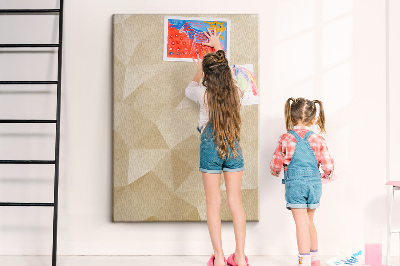 Quadro de cortiça Padrão linear