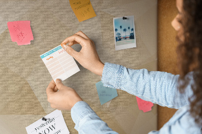 Quadro de cortiça Padrão linear