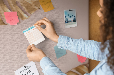 Lousa de cortiça Folhas douradas