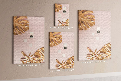 Lousa de cortiça Folhas douradas