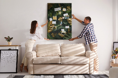 Lousa de cortiça Folhas tópicas