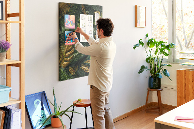 Lousa de cortiça Folhas tópicas