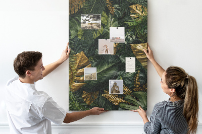 Lousa de cortiça Folhas tópicas