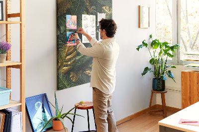 Lousa de cortiça Folhas tópicas