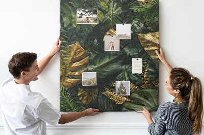 Lousa de cortiça Folhas tópicas