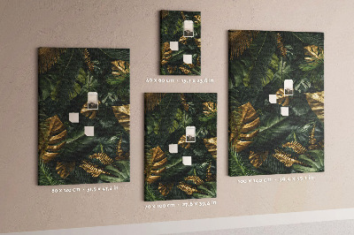 Lousa de cortiça Folhas tópicas