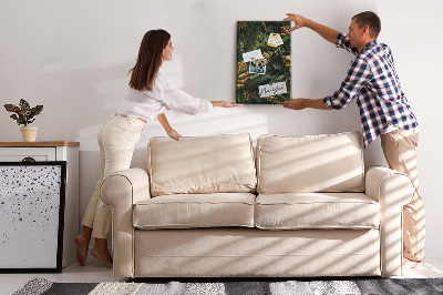 Lousa de cortiça Folhas tópicas