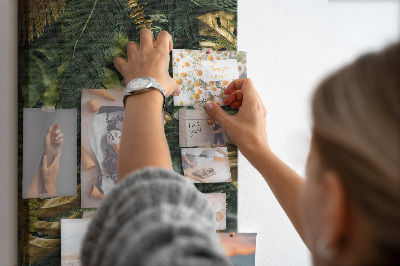 Lousa de cortiça Folhas tópicas