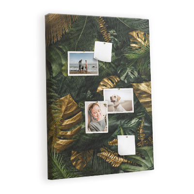 Lousa de cortiça Folhas tópicas