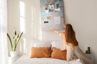 Painel de cortiça para parede Tinta abstrata