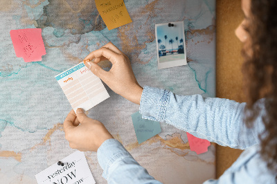 Painel de cortiça para parede Tinta abstrata