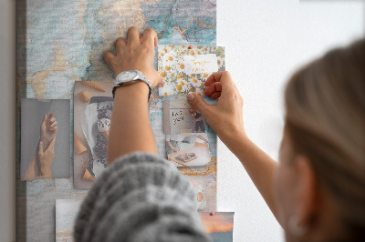 Painel de cortiça para parede Tinta abstrata