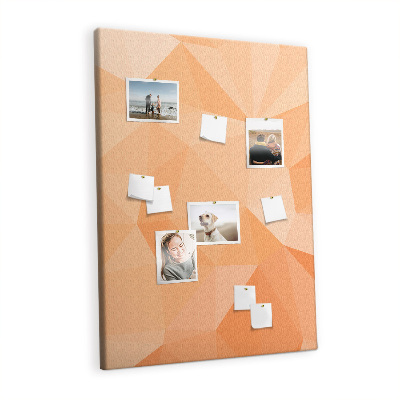 Painel de cortiça para parede Triângulos abstratos