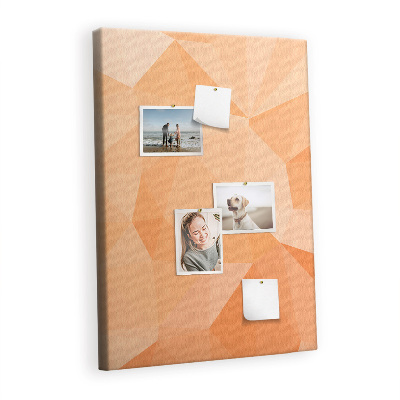 Painel de cortiça para parede Triângulos abstratos