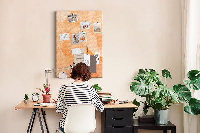 Painel de cortiça para parede Triângulos abstratos