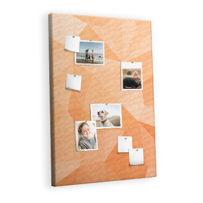 Painel de cortiça para parede Triângulos abstratos