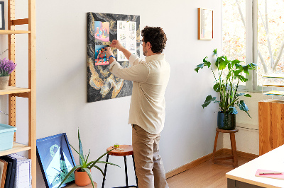 Quadro de cortiça Pontos de abstração