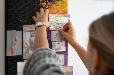 Quadro de cortiça Pó colorido