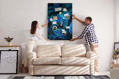 Lousa de cortiça Folhas exóticas