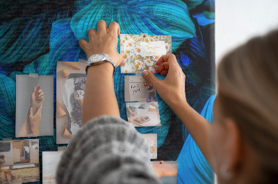 Lousa de cortiça Folhas exóticas