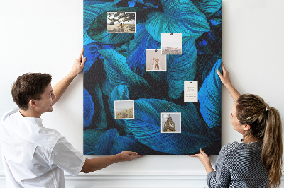 Lousa de cortiça Folhas exóticas