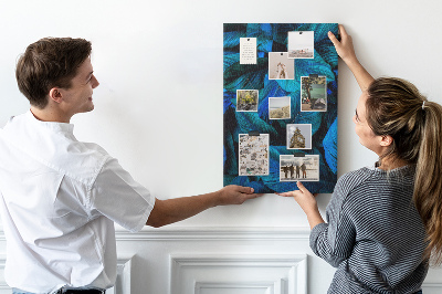 Lousa de cortiça Folhas exóticas