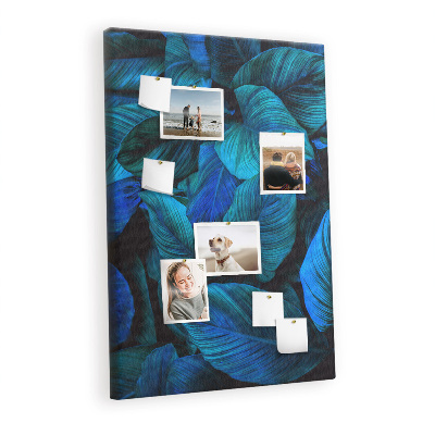 Lousa de cortiça Folhas exóticas