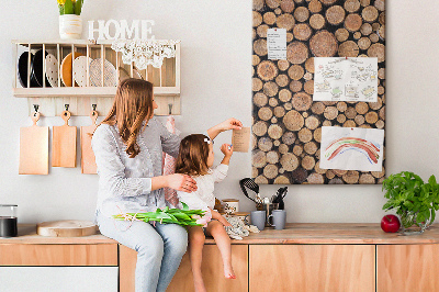 Quadro de cortiça Tocos de árvores