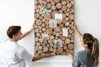 Quadro de cortiça Tocos de árvores