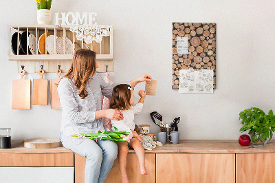 Quadro de cortiça Tocos de árvores