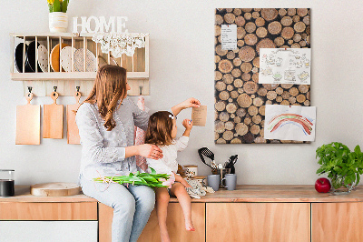 Quadro de cortiça Tocos de árvores