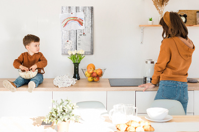 Lousa de cortiça Madeira pintada