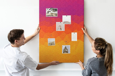 Quadro de cortiça Gradiente do nascer do sol